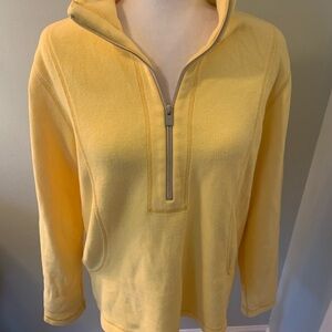 Tommy Bahama Yellow Quarter-Zip Pullover, M
